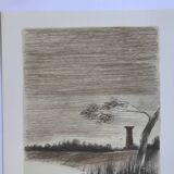 Pierre skira, a dam..., 1978. original lithograph signed in pencil.