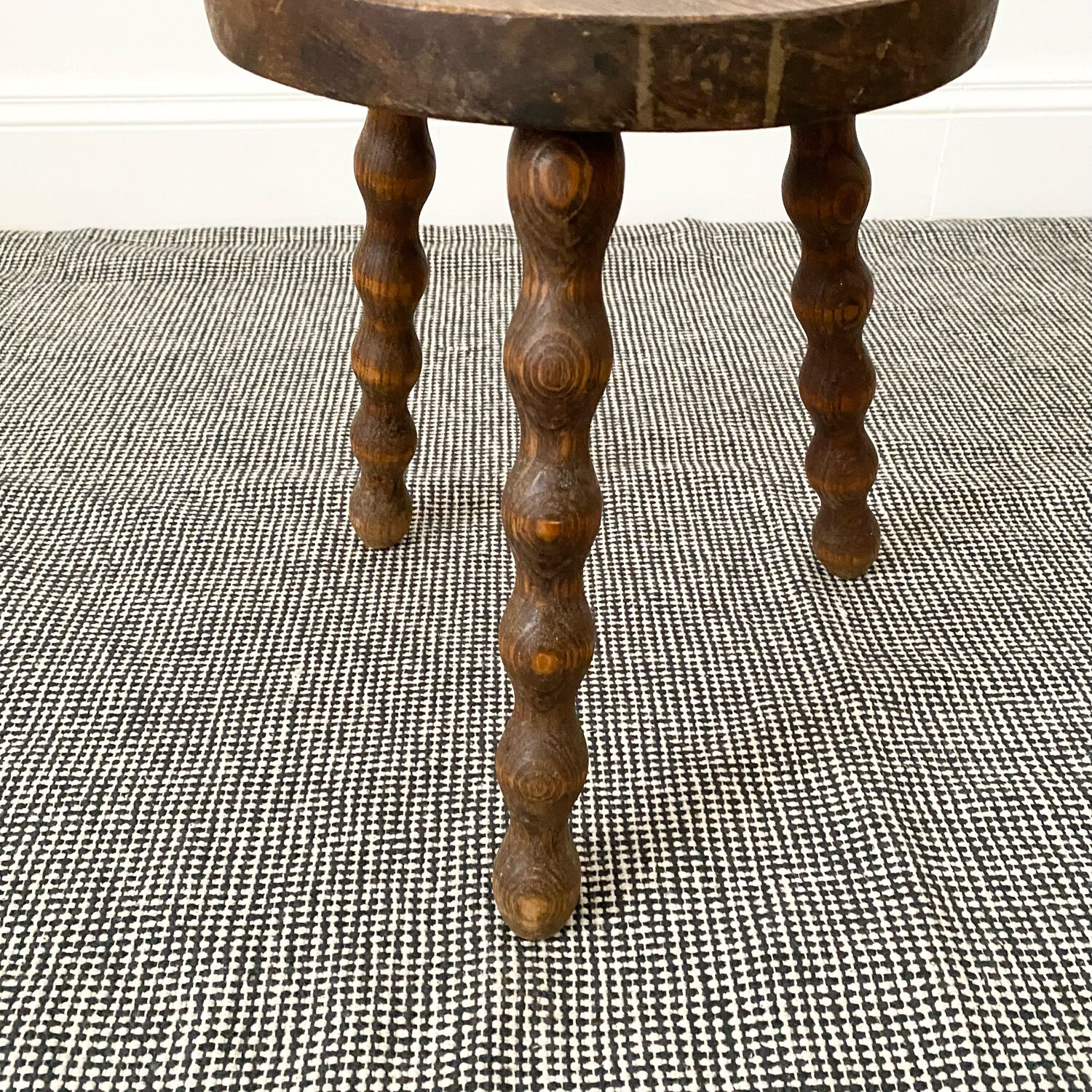 Vintage tripod stool