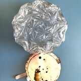 Round ceiling light in chissed glass