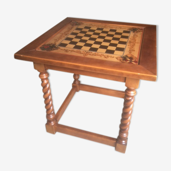 Louis XIII style game table walnut