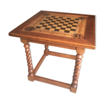 Louis XIII style game table walnut