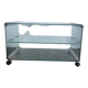 Gallotti & radice vintage glass bar cart and side table