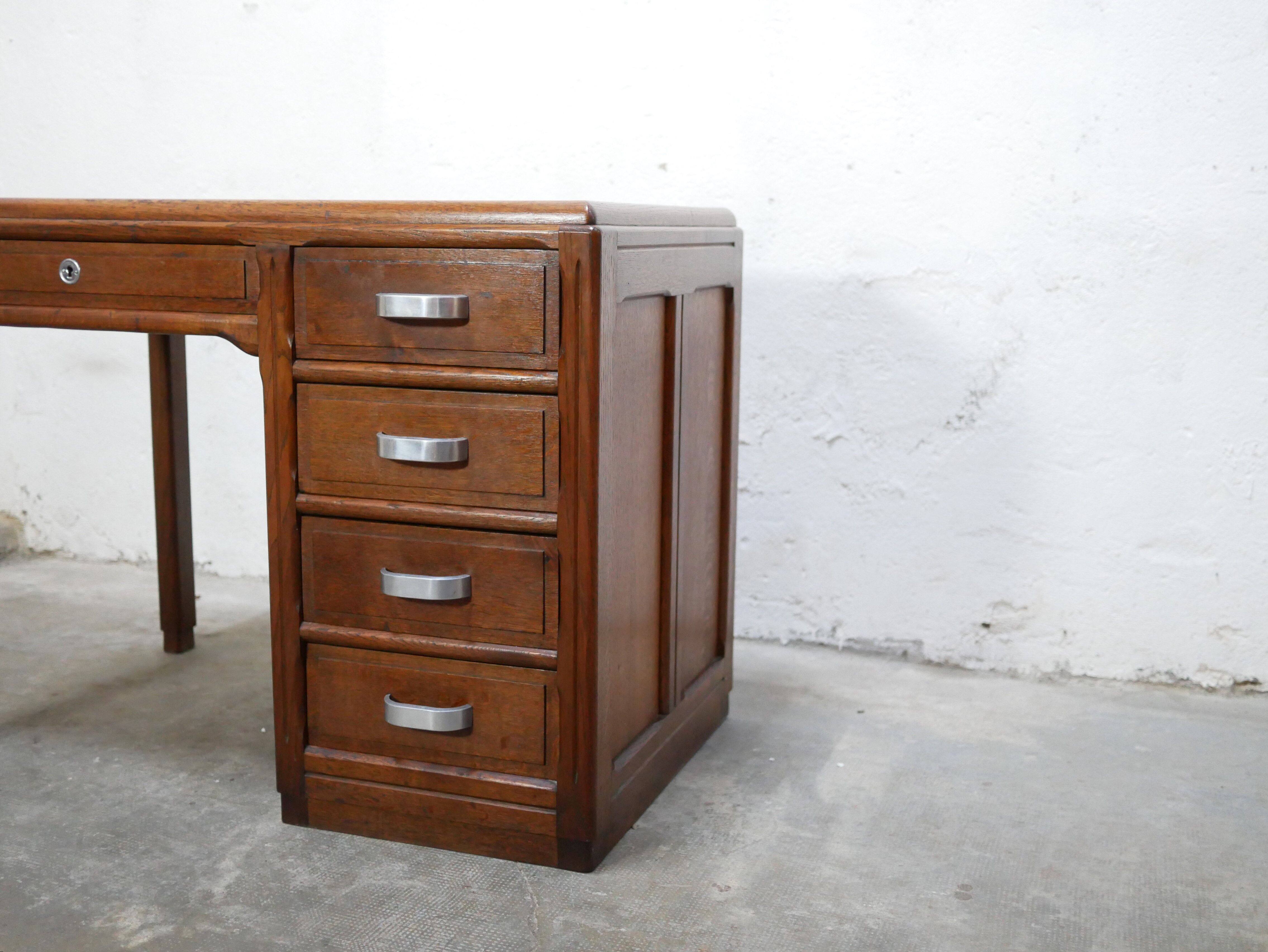 Vintage oak desk