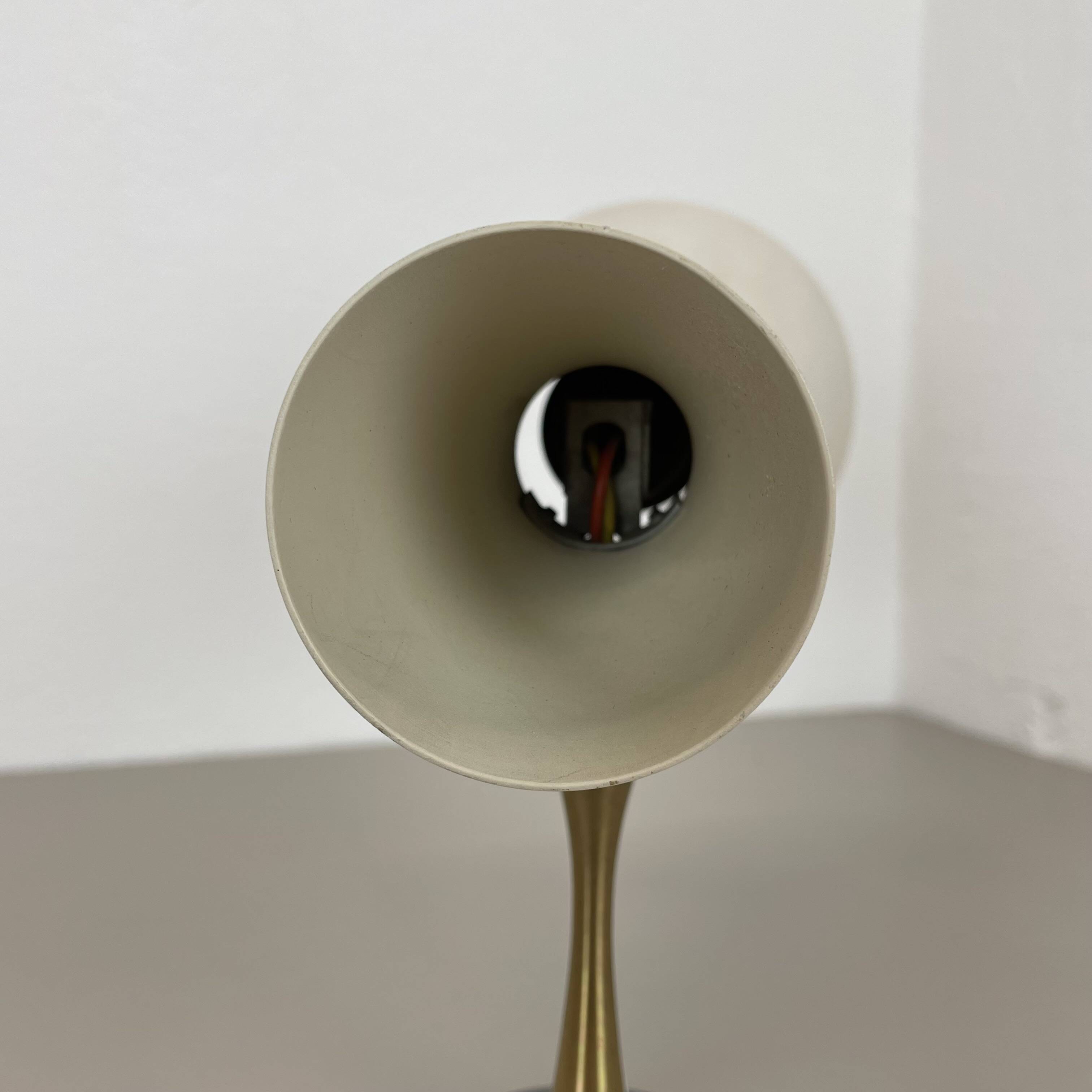 brass and metal diabolo stilnovo style theatre wall light, italy 1950s