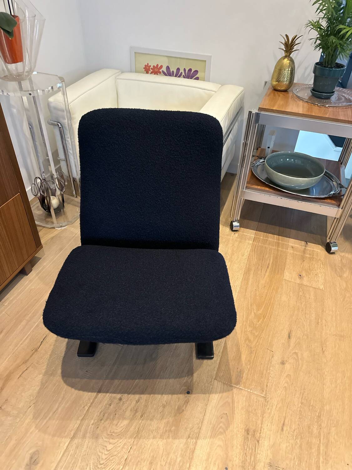 Pierre Paulin Concorde armchair in new terry fabric