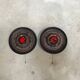 Modernist Scandinavian ceramic art wall lights or sconces, 1960s, set of 2