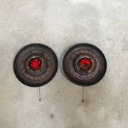 Modernist Scandinavian ceramic art wall lights or sconces, 1960s, set of 2
