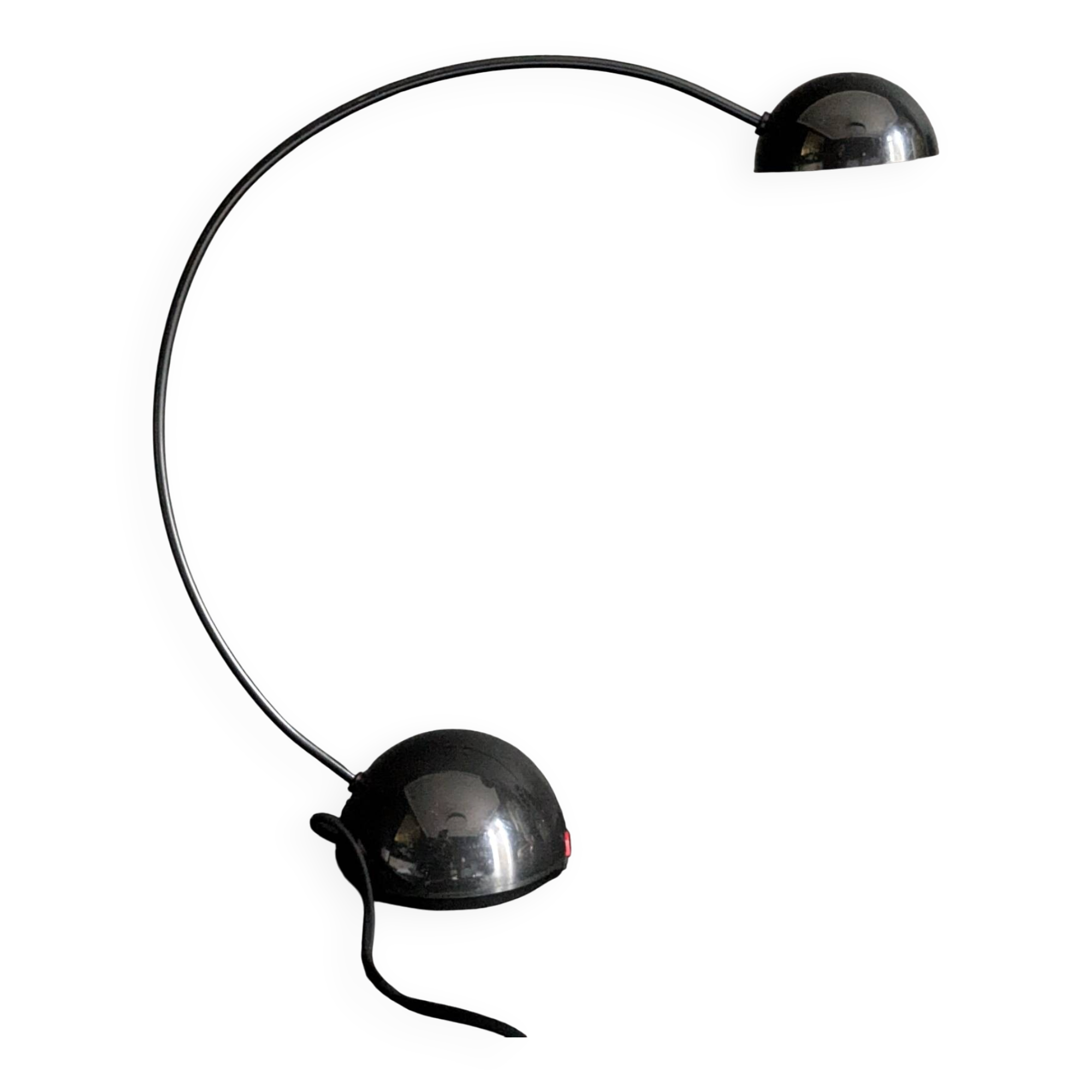 Vintage arched desk lamp by Lacri, Italian Space Age design (70s/80s)