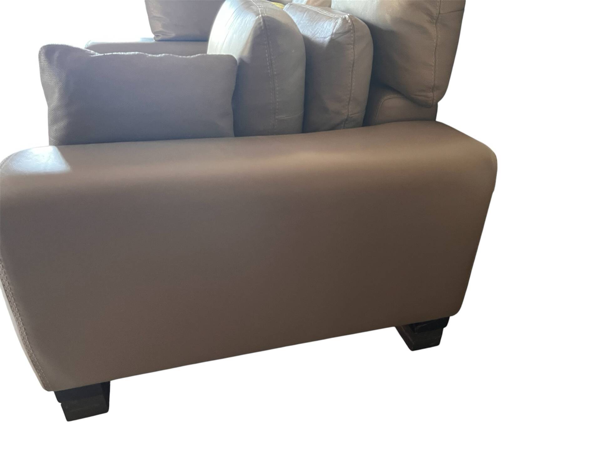 Roche Bobois leather two-seater sofa