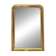 Antique mirror 145/102cm Louis-Philippe gilded with gold leaf