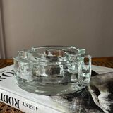 Glass candle holder warmer