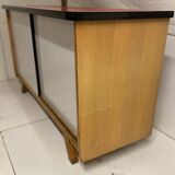 Vintage kitchen buffet with compass legs