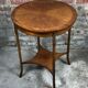 Louis XVI style side table in rosewood veneer decorated bronze