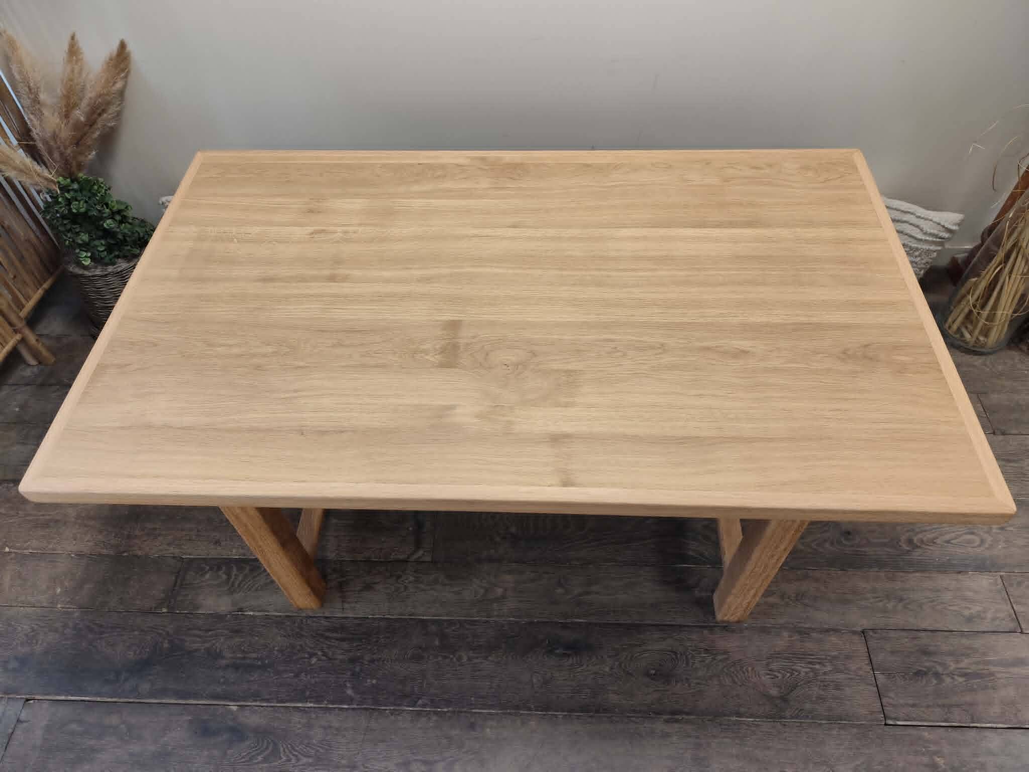 Table en chene massif avec rallonges