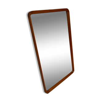 Grand miroir danois teck massif Hansen & Pedersen