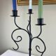 Large iron chandelier