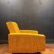 Pair of vintage mustard yellow armchairs – 1970s design