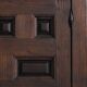 Vintage Brutalist Spanish carved sideboard credenza