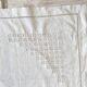 Set of 2 vintage serving tablecloths, hand-embroidered - 63x60 cm - Linen