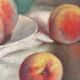 Still life with fruits, oil on canvas circa 1920
