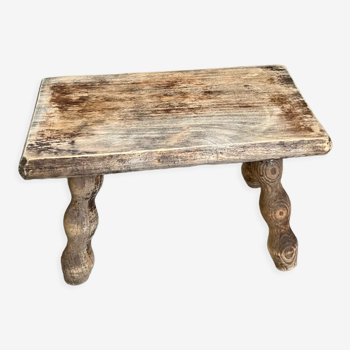Wooden stool bench
