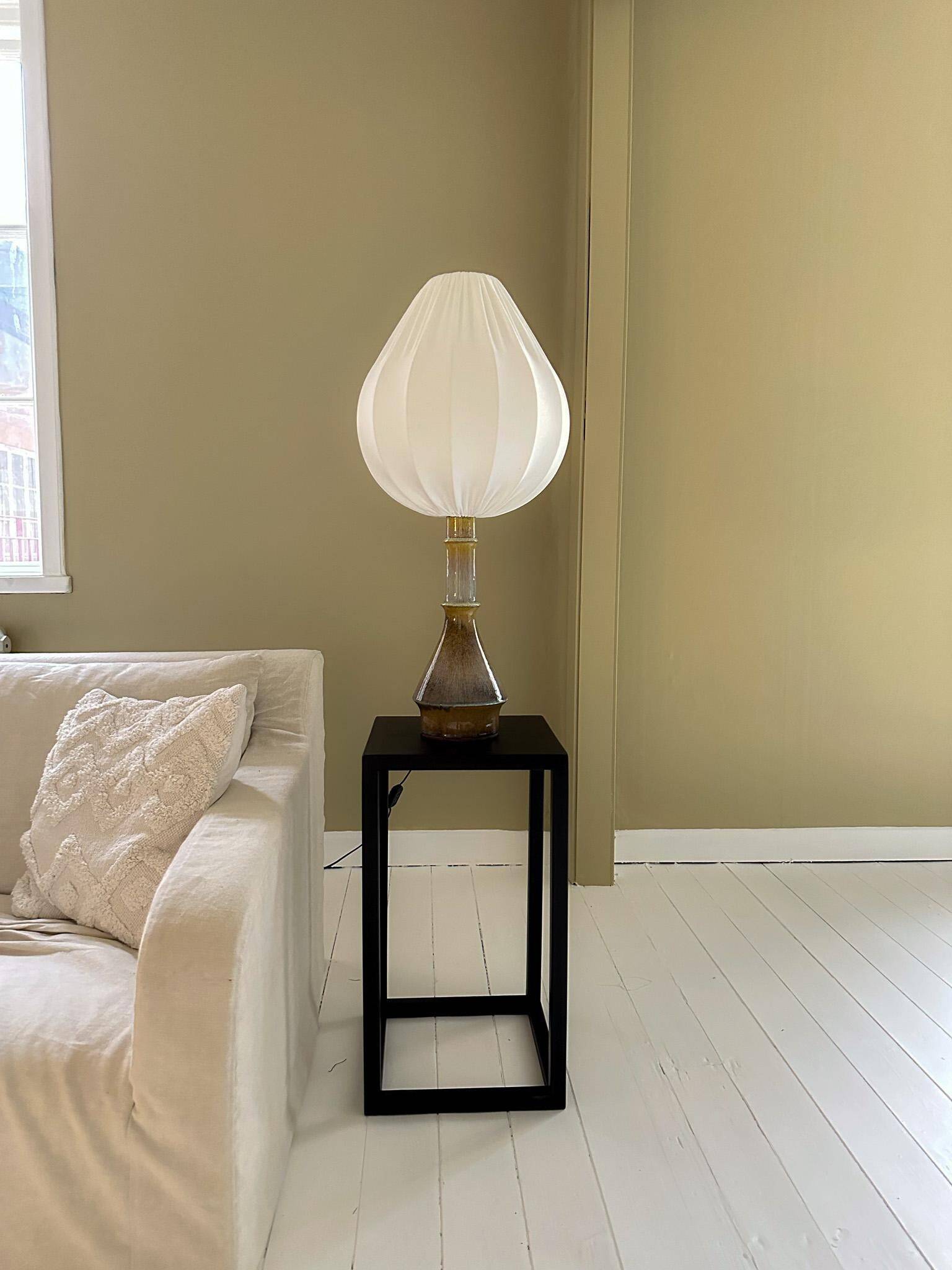 Large unique modern mid-century table lamp by Carl Harry Stålhane Rörstrand, 1950s.