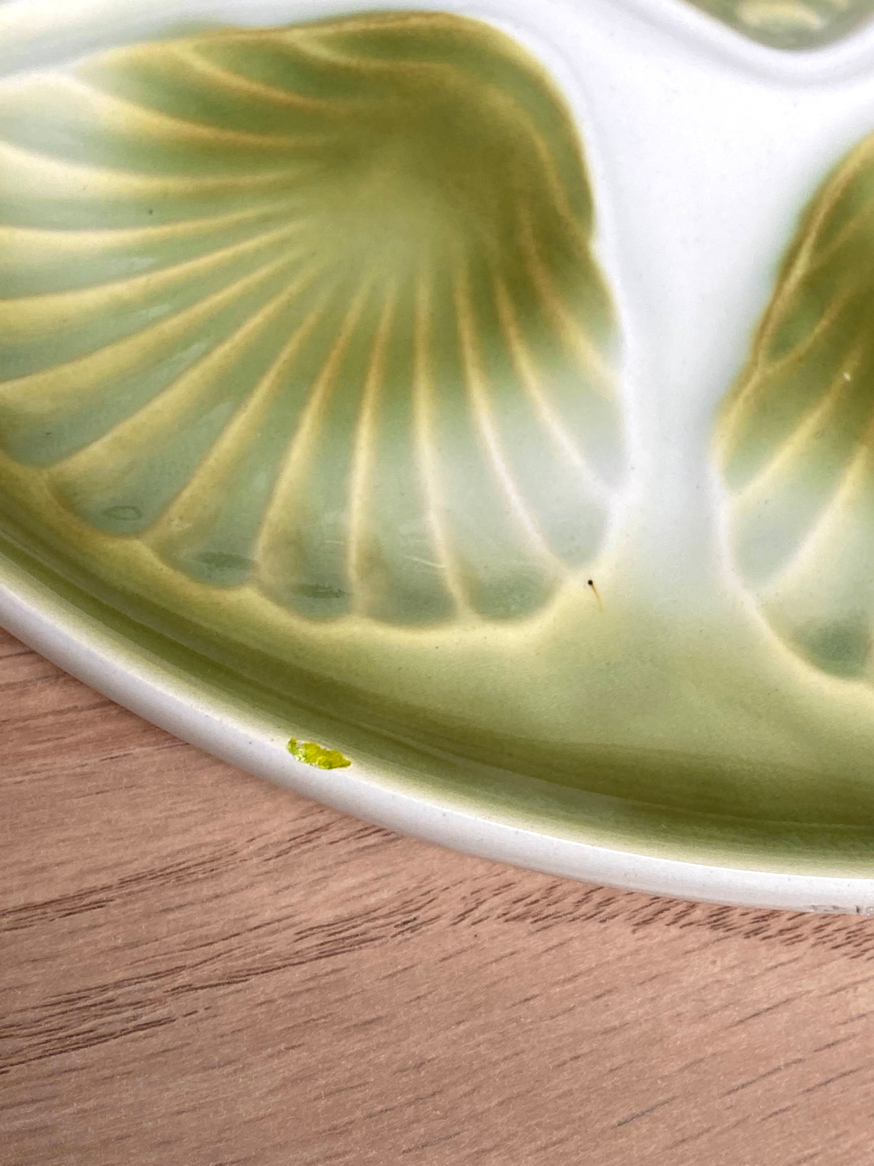 Set of 6 oyster plates in Earthenware Mill of Wolves