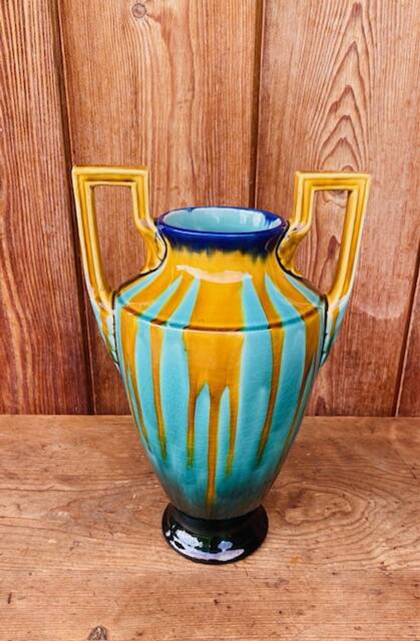 Grand vase Art deco Orchies 1930