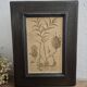 Framed Botanical Board Table