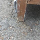 Parisian buffet old gray patina 2 doors 2 drawers