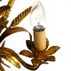 Original 1970s floral table lamp by Hans Kögl in the shape of a wheat sheaf