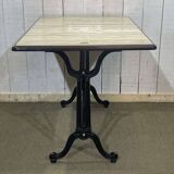 Bistro table - modern work, cast iron base