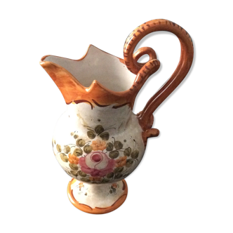 Rococo ceramic vase pitcher
