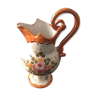 Pichet vase rococo en céramique