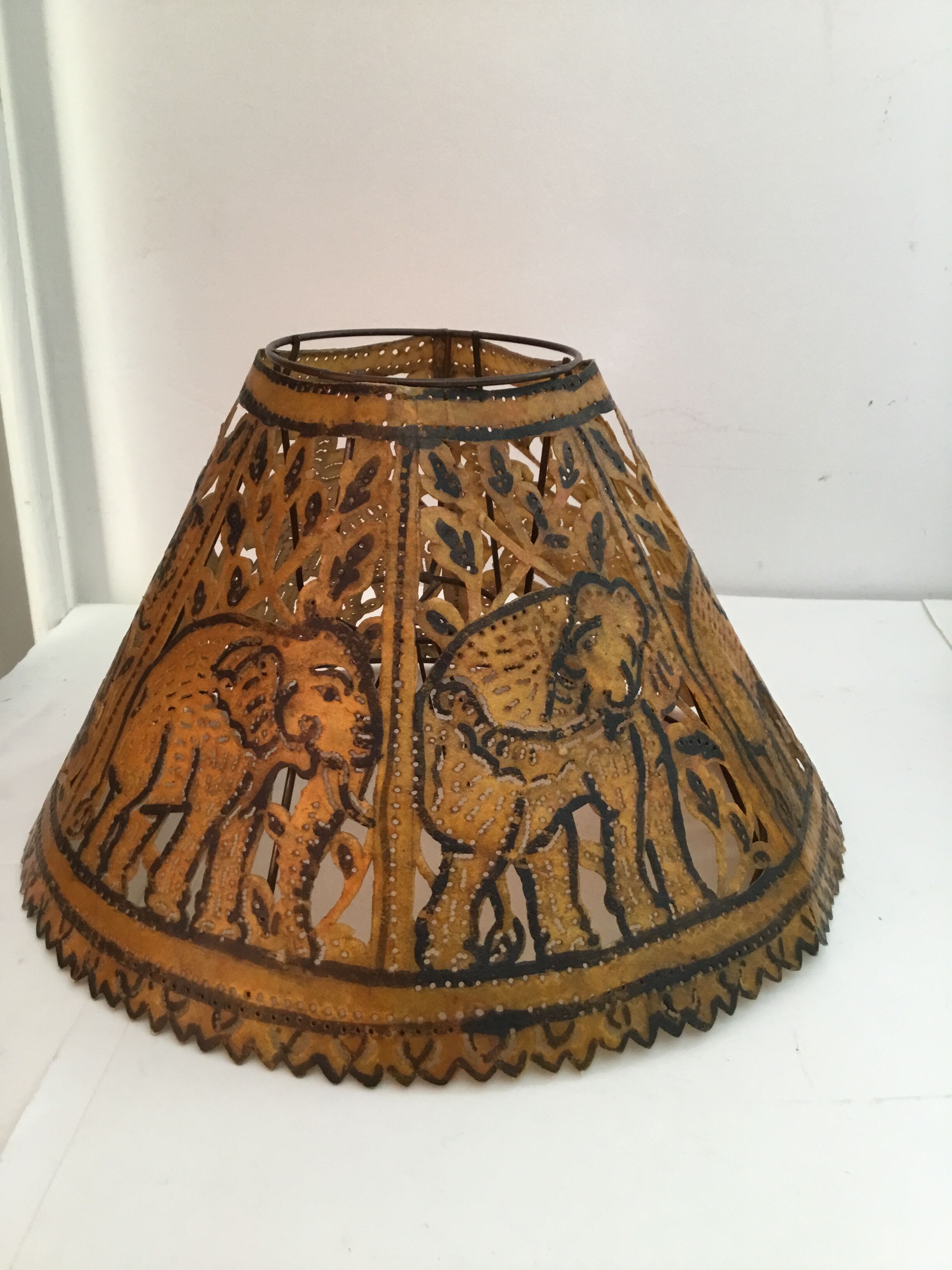 Pair of offaled leather day open