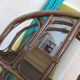Retro-vintage-Low sideboard-library - cane-wood-rattan-1960s