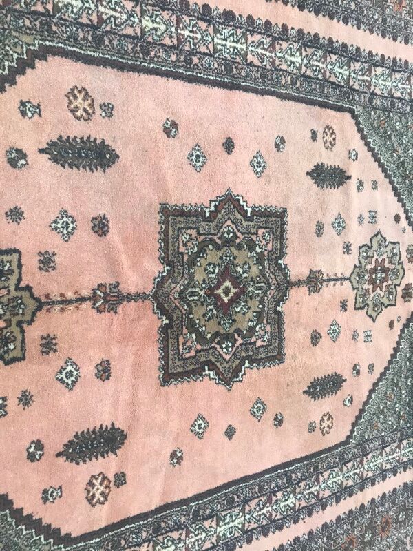 Tapis ancien Maroc Rabat fait main, 205X287 cm