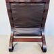 Vintage mid century scandinavian (oddvin rykken) cognac leather chair 1960s