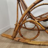 Rocking-chair rattan 60'