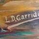Marine with Shimmering Boats – Knife Oil by Louis D. Garrido
