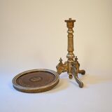 Victorian Marquetry Round Side Table, 1870s