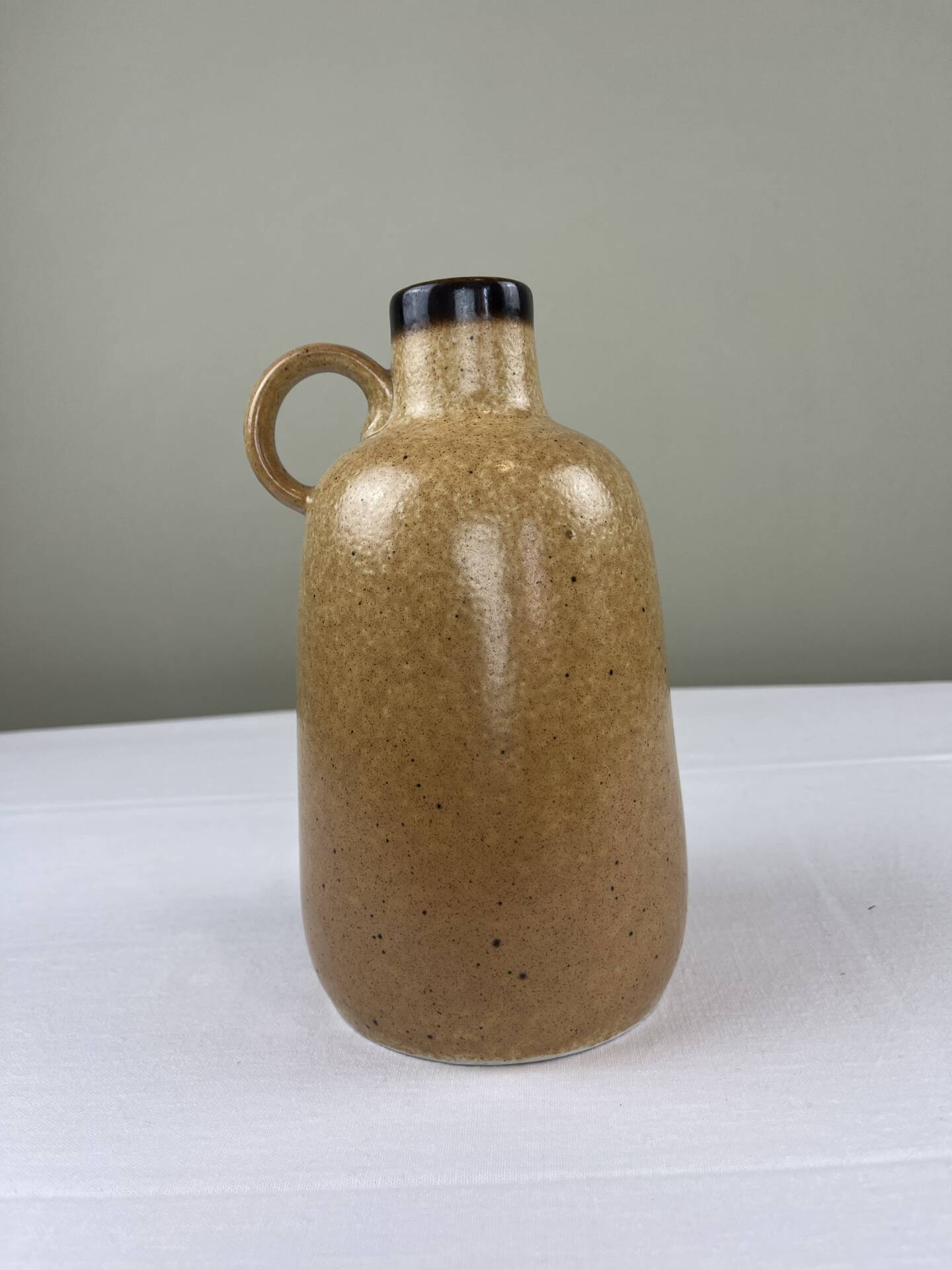 Glazed stoneware jug