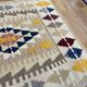 Tapis Kilim Vintage Pastel Fait Main