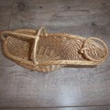 1960 vintage rattan bottle holder