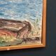 Original Oil on Swedish Panel - "Red Oak at Råå" by Stig Allan - Signed - Dated 1983 - Framed - 53 × 38 cm (20.9" × 15")