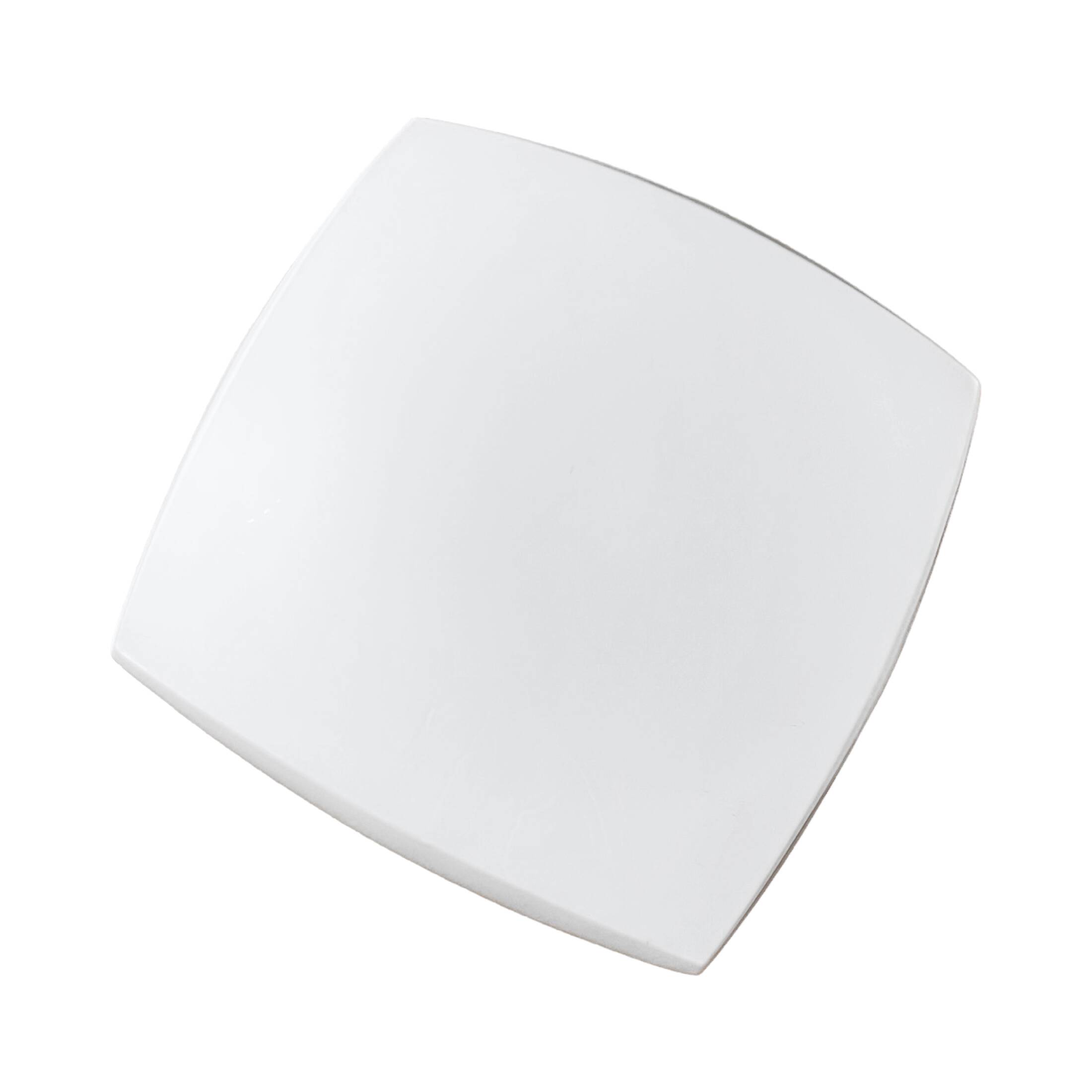 White glass ceiling lamp Kamenický Šenov, Czechoslovakia 1970s