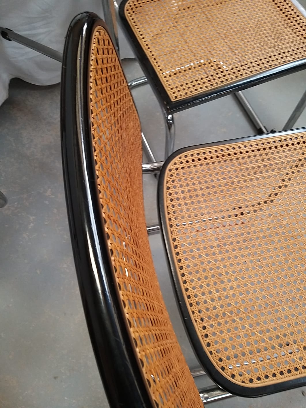 Series of 6 chairs b32 by Marcel Breuer