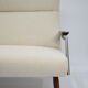 Canapé Danemark années 1960 bouclé beige