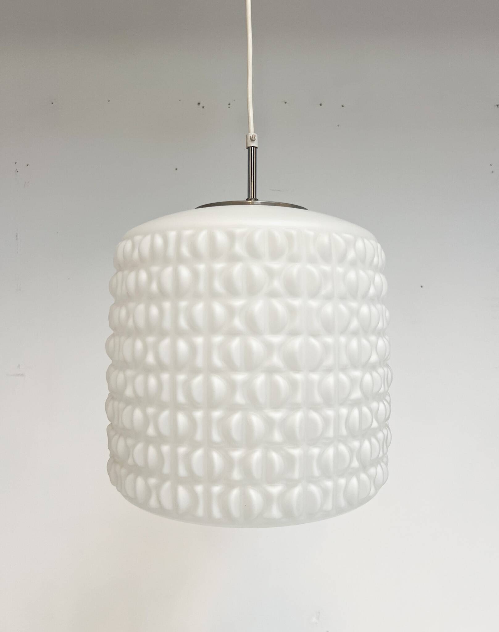 Opal ceiling lamp by Aloys F. Gangkofner for Peill & Putzler, 1960s