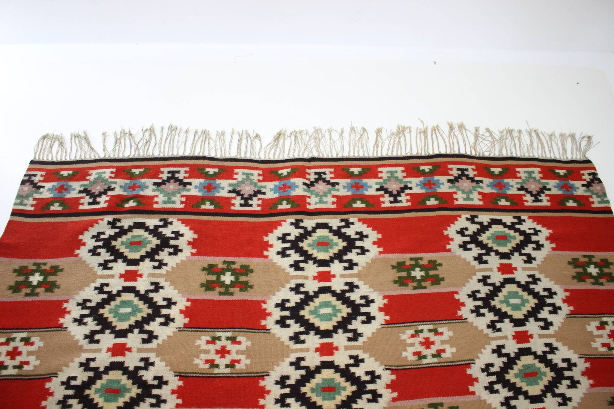 1940s Wool Rug/Carpet, Czechoslovakia